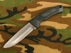 Nóż Hunter Fox Outdoor - Wytrzymały nóż survivalowy z ergonomiczną gumową rękojeścią i stalą nierdzewną, do outdooru i survivalu - 12 cm - Model 042-006